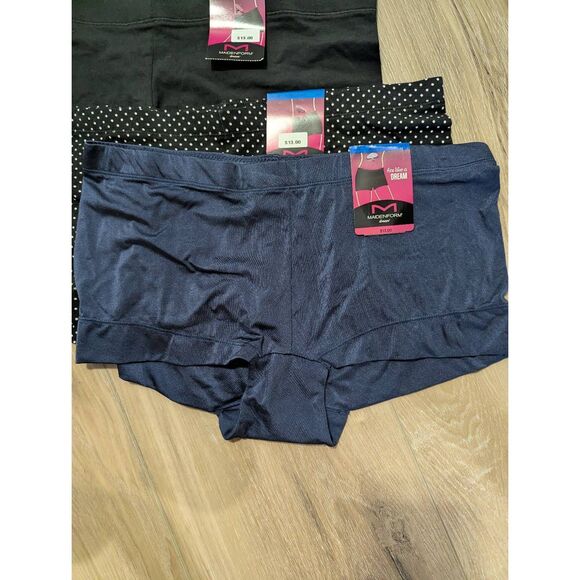 Sz XL 3 pr Maidenform Boyshorts NWT - Picture 2 of 10